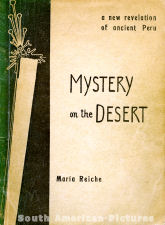 pgm0251  Cover of Maria Reiche's book "Mystery on the Desert" published 1949