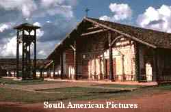 The restored mission church at Concepcion